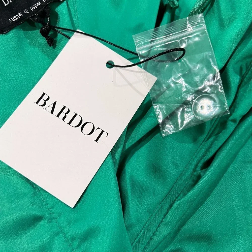 NWT Bardot Lulu Bright Green Strapless Mini Dress $119 - Picture 13 of 13